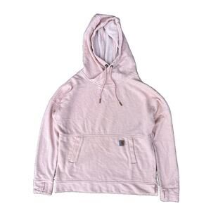 Carhartt Newberry Pullover Hoodie Relaxed Fit Pink Women’s Size Small